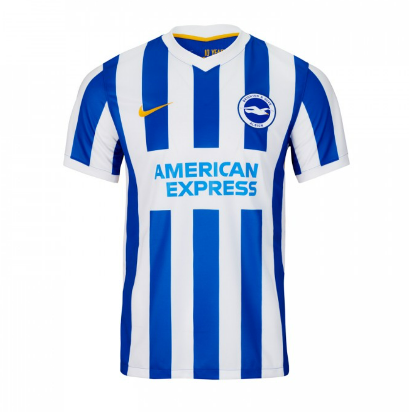 2021/22 Brighton & Hove Albion Home Kit Soccer Jersey